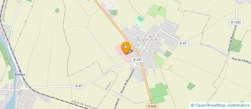 localisation de l'entreprise ETHAMBRE  BUGNICOURT