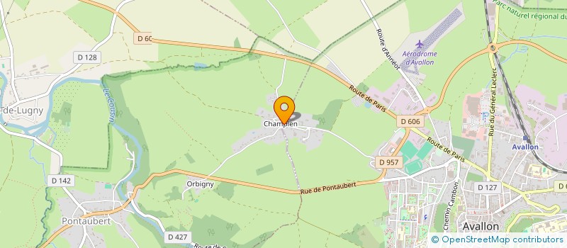 localisation de l'entreprise ETHAMBRE à AVALLON
