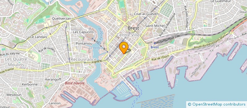 localisation de l'entreprise ETHAN  BREST