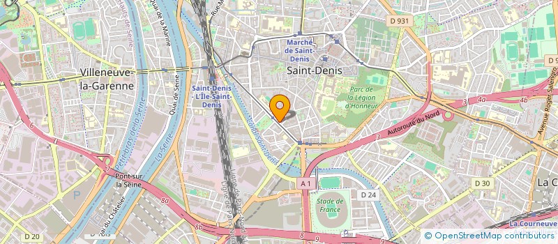 localisation de l'entreprise ETHAN  SAINT-DENIS