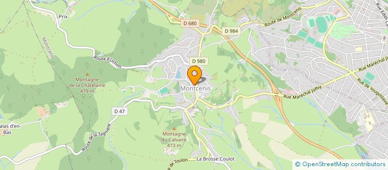 localisation de l'entreprise ETHAN  LE BREUIL