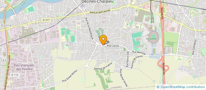 localisation de l'entreprise ETHAN  SAVAS-MEPIN