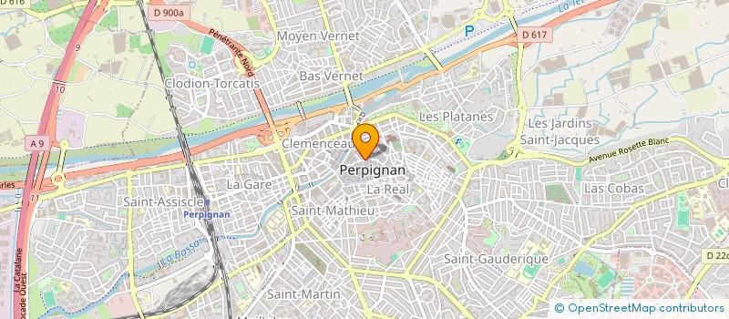 localisation de l'entreprise ETHAN  PERPIGNAN