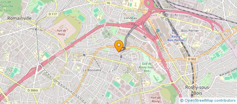 localisation de l'entreprise ETHAN à NOISY-LE-SEC