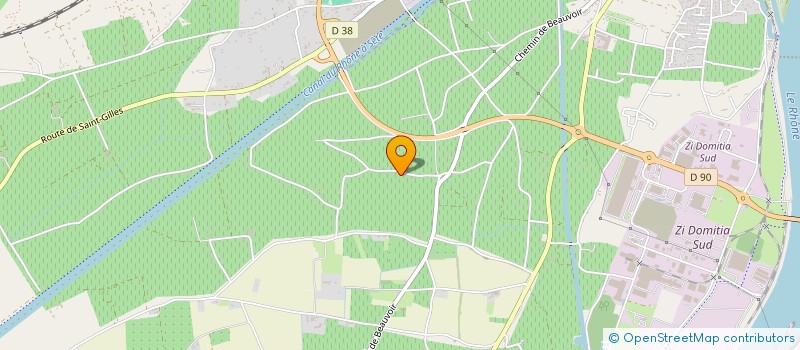 localisation de l'entreprise ETHAN  BEAUCAIRE