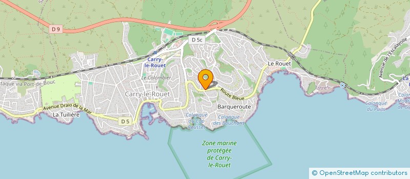 localisation de l'entreprise ETHAN IMMO  CARRY-LE-ROUET