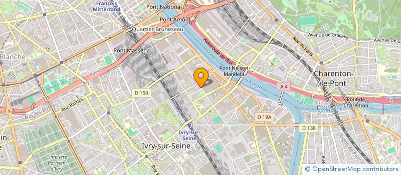 localisation de l'entreprise ETHAN IMMO 94 à IVRY-SUR-SEINE