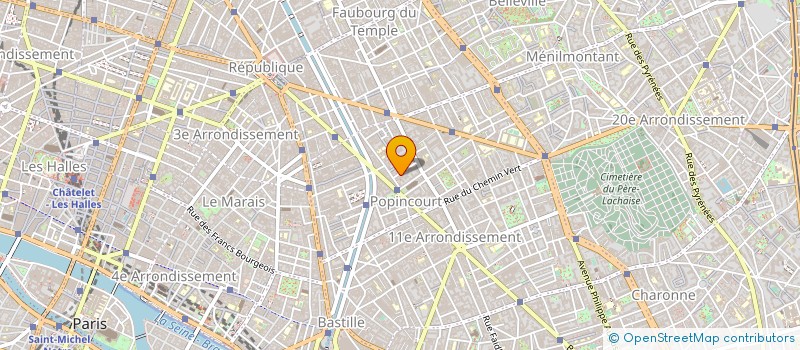localisation de l'entreprise ETHANN à PARIS