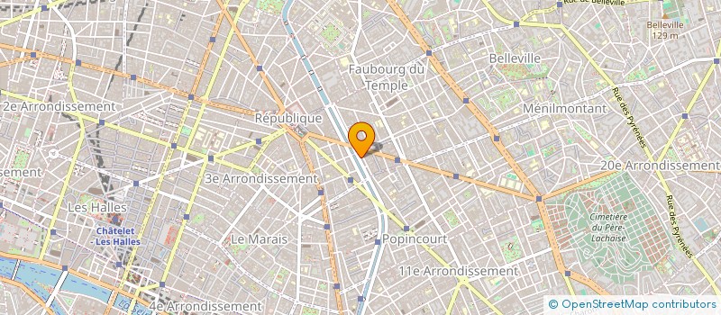 localisation de l'entreprise ETHANOL  PARIS