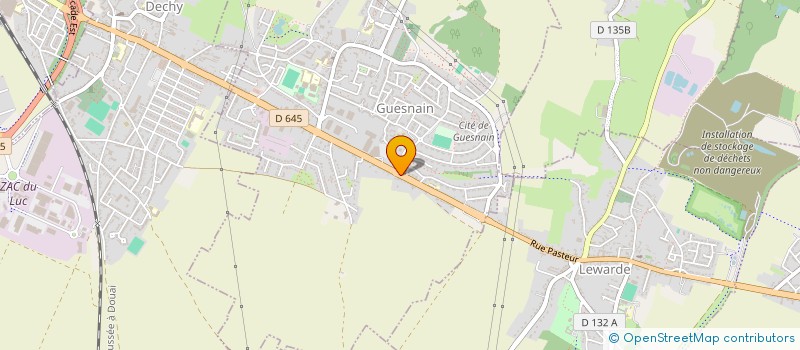 localisation de l'entreprise ETHAP AMENAGEMENT  GUESNAIN