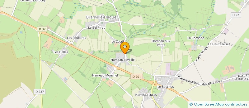 localisation de l'entreprise ETHAXE  LA HAGUE