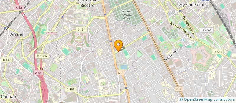 localisation de l'entreprise ETHEIA à VILLEJUIF