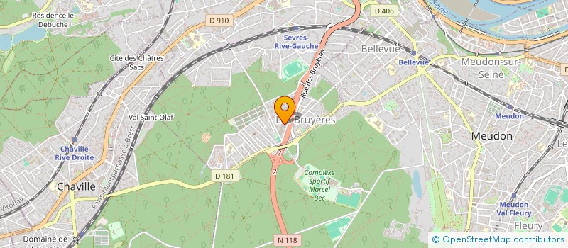 localisation de l'entreprise ETHEL à SEVRES
