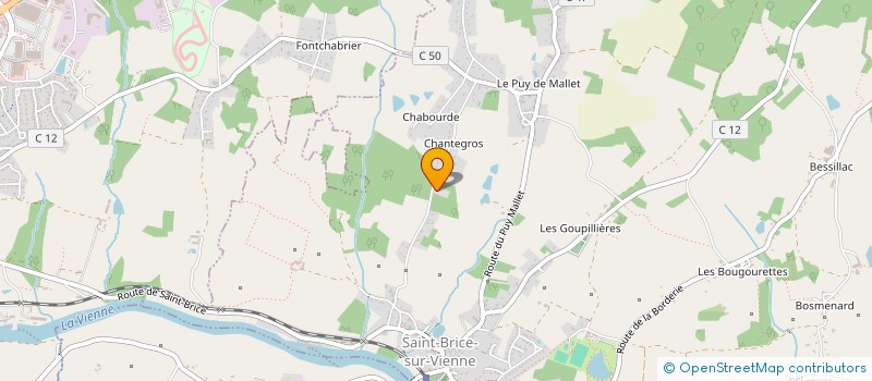 localisation de l'entreprise ETHEL  SAINT-BRICE-SUR-VIENNE