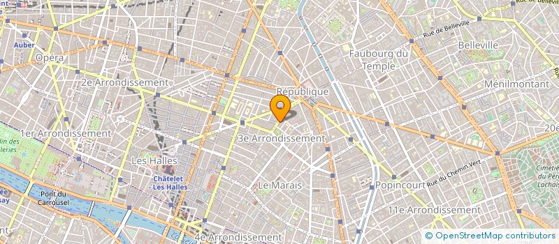 localisation de l'entreprise ETHELIS à PARIS