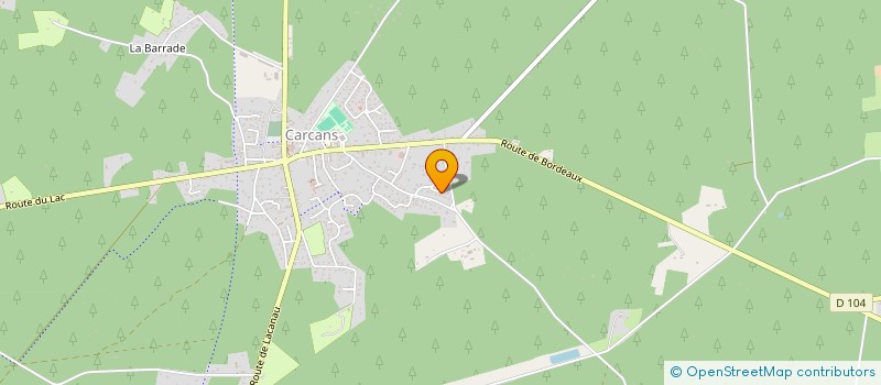 localisation de l'entreprise ETHELIYUM  CARCANS