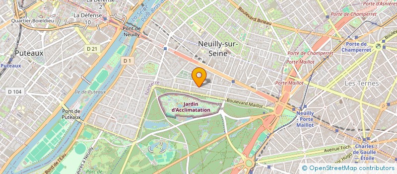 localisation de l'entreprise ETHELSON CONSEIL à NEUILLY-SUR-SEINE