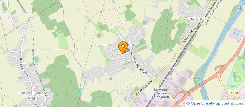 localisation de l'entreprise ETHEM RETAIL  LE MEUX