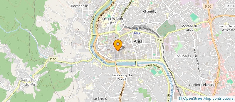 localisation de l'entreprise ETHER  ALES