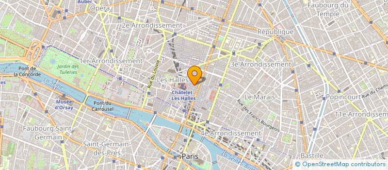 localisation de l'entreprise ETHER à PARIS