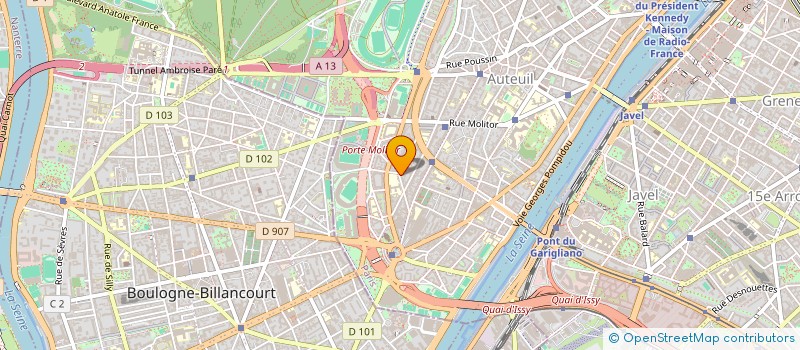 localisation de l'entreprise ETHERINFINI à BOULOGNE-BILLANCOURT