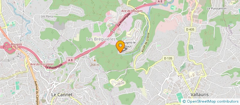 localisation de l'entreprise ETHIC-EDUC  MOUGINS