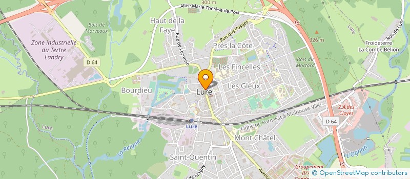 localisation de l'entreprise ETHIC ELISE  LURE