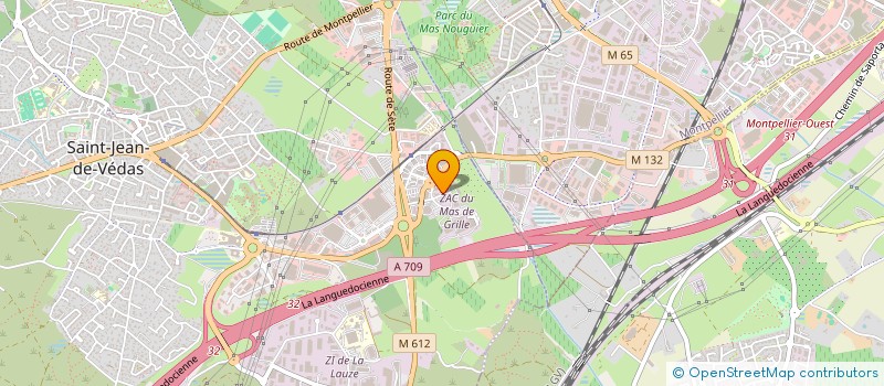 localisation de l'entreprise ETHIC IMMO  SAINT-JEAN-DE-VEDAS