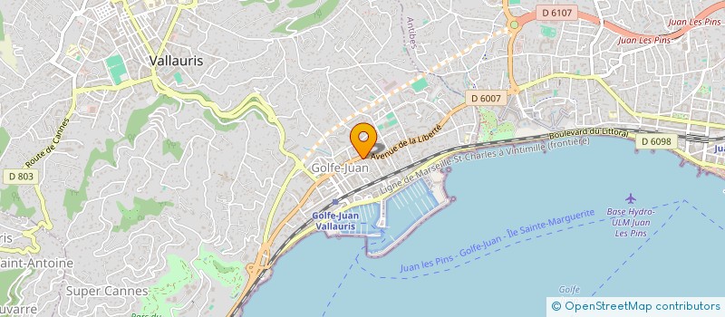localisation de l'entreprise ETHIC PROCESS ENVIRONNEMENT à NICE