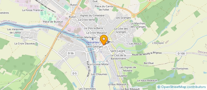 localisation de l'entreprise ETHICA CORP.  DESCARTES