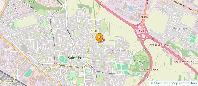 localisation de l'entreprise ETHICAL LEARNING  SAINT-PRIEST