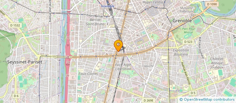 localisation de l'entreprise ETHICAL TEX à GRENOBLE