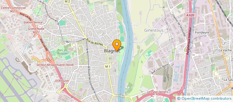 localisation de l'entreprise ETHICALYS  BLAGNAC