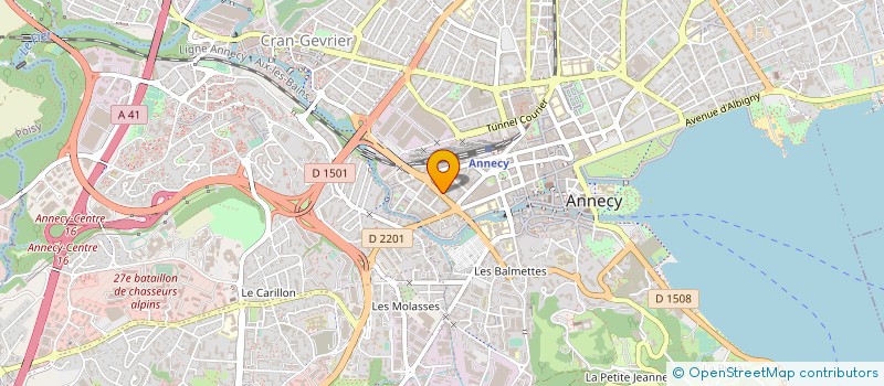 localisation de l'entreprise ETHICAP FRANCE  DUINGT