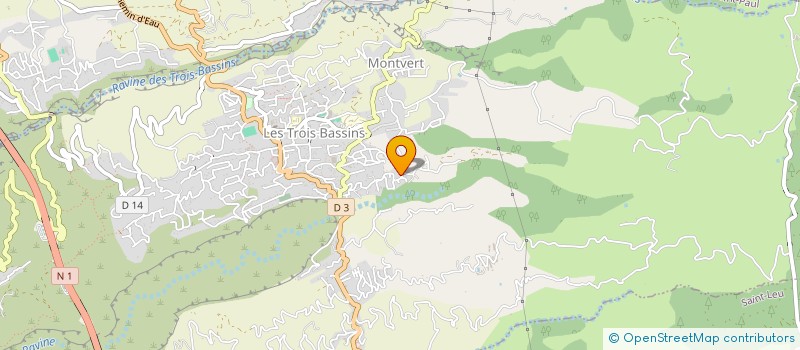 localisation de l'entreprise ETHICO&CO  LES TROIS-BASSINS