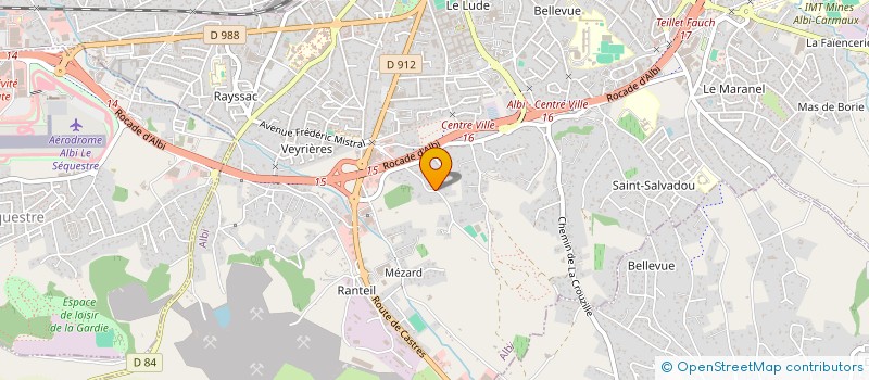 localisation de l'entreprise ETHICS FACTORY à ALBI