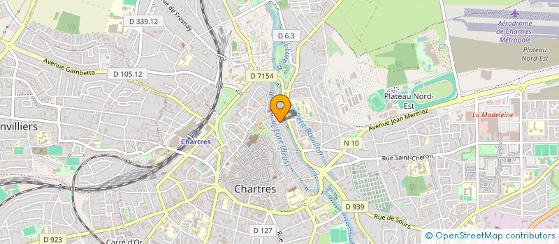 localisation de l'entreprise ETHIEA RECHERCHE ET FORMATION à CHARTRES