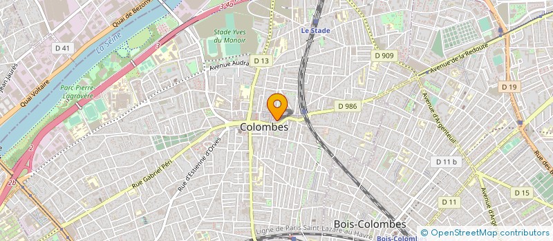 localisation de l'entreprise ETHIK à COLOMBES