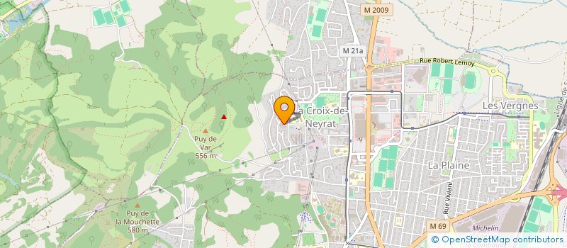 localisation de l'entreprise ETHIK à CLERMONT-FERRAND