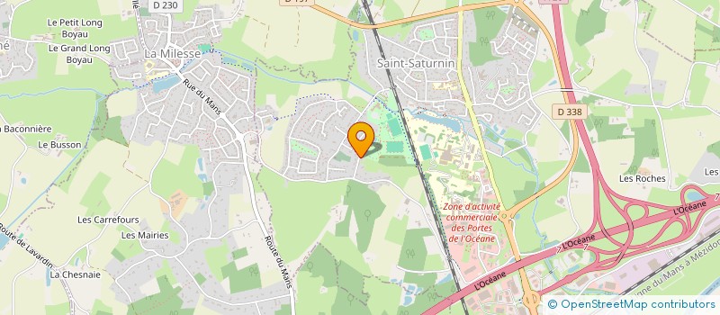 localisation de l'entreprise ETHIK & COSMETIK  SAINT-SATURNIN