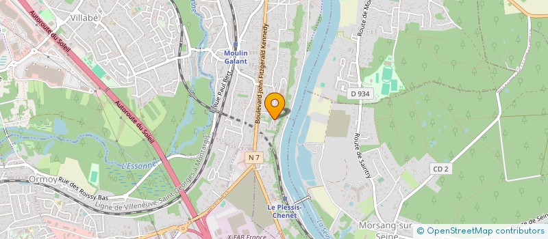 localisation de l'entreprise ETHIK DIRIGEANT à CORBEIL-ESSONNES