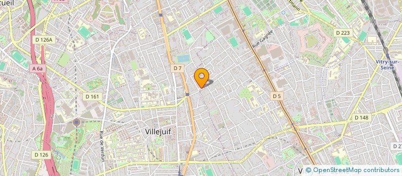 localisation de l'entreprise ETHIK STUDIO  VILLEJUIF