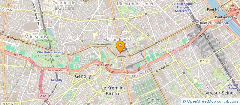 localisation de l'entreprise ETHIOUSS à PARIS