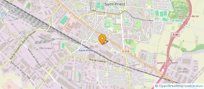 localisation de l'entreprise ETHIQAH  SAINT-PRIEST