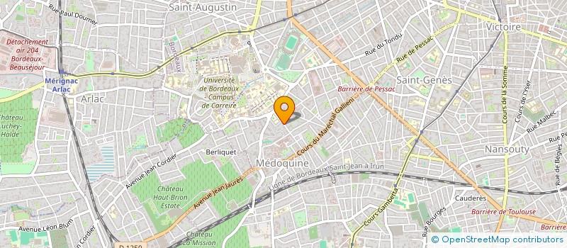 localisation de l'entreprise ETHIQUAL  BORDEAUX