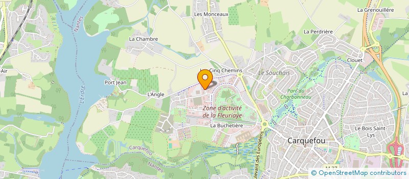 localisation de l'entreprise ETHIQUE à CARQUEFOU