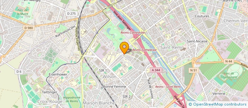 localisation de l'entreprise ETHIQUE DIAG  REIMS