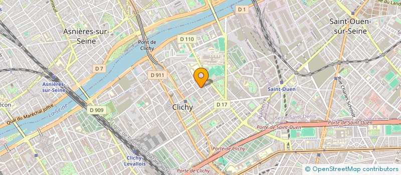 localisation de l'entreprise ETHIQUE ET COMPAGNIE à CLICHY