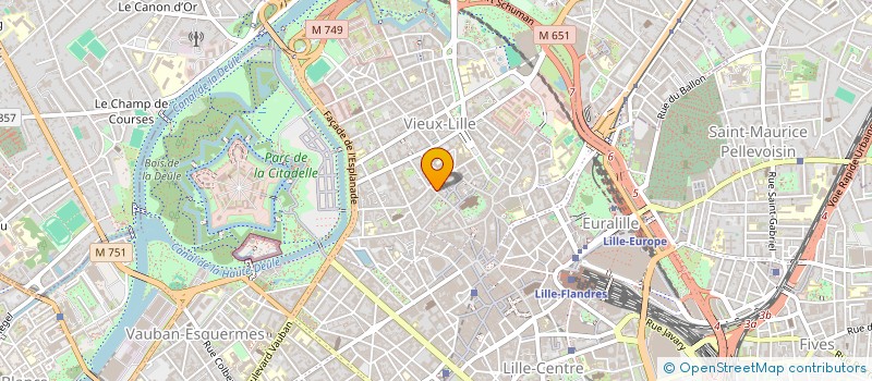 localisation de l'entreprise ETHIQUE ET RESPONSABILITE SANS FRONTIERE à LILLE