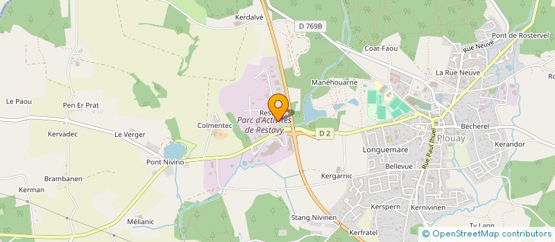 localisation de l'entreprise ETHIQUE ET TACT PUBLICITE  PLOUAY